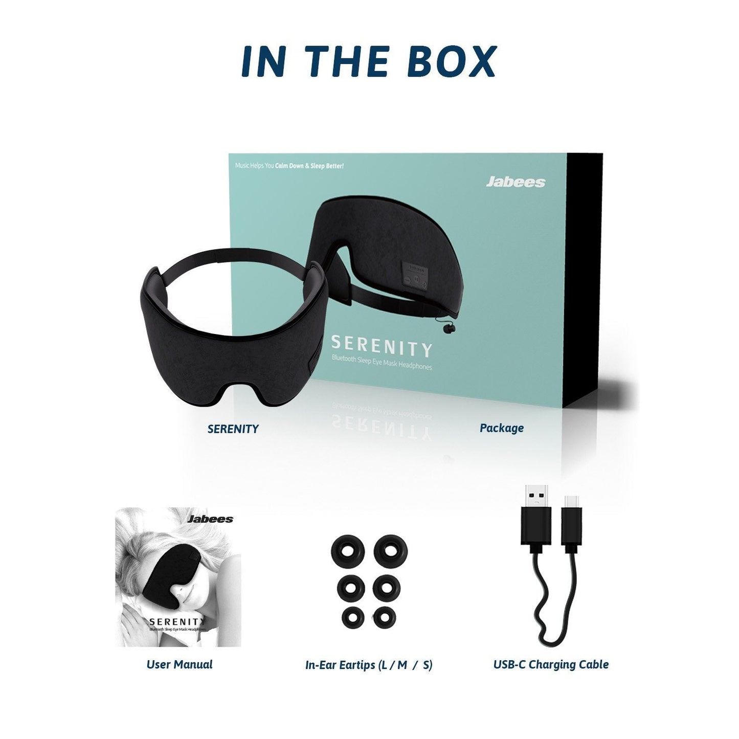 SERENITY Wireless Sleep Mask Headphones Bluetooth 5.0 [Free Shipping]