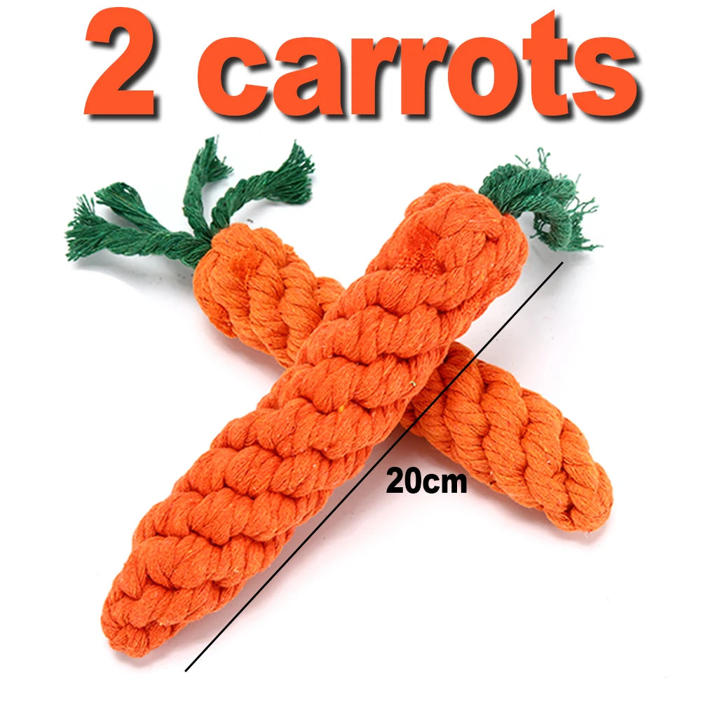 Pet Dog Toys for Large Small Interactive Rope Dog Toys Toothbrush Chew Puppy Toy
