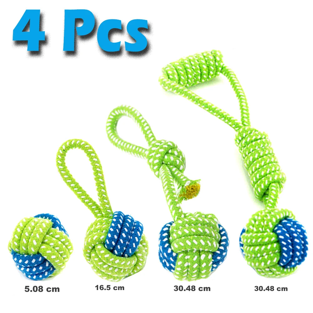 Pet Dog Toys for Large Small Interactive Rope Dog Toys Toothbrush Chew Puppy Toy