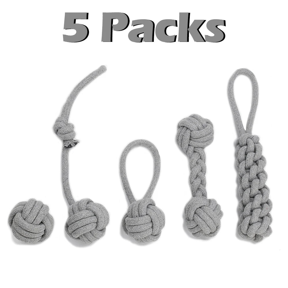 Pet Dog Toys for Large Small Interactive Rope Dog Toys Toothbrush Chew Puppy Toy