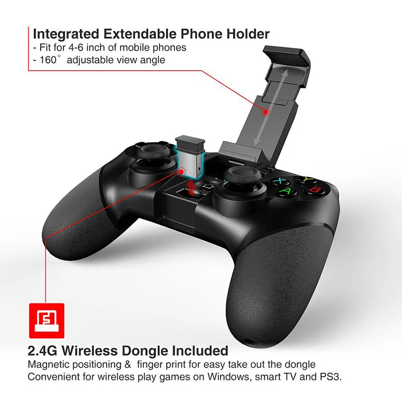 Control Gamepad PUBG Bluetooth USB for iPhone Android PC PS4 PS3 PS 4 3 Nintendo