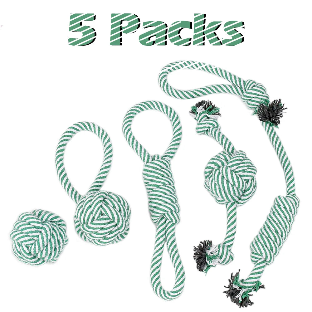 Pet Dog Toys for Large Small Interactive Rope Dog Toys Toothbrush Chew Puppy Toy